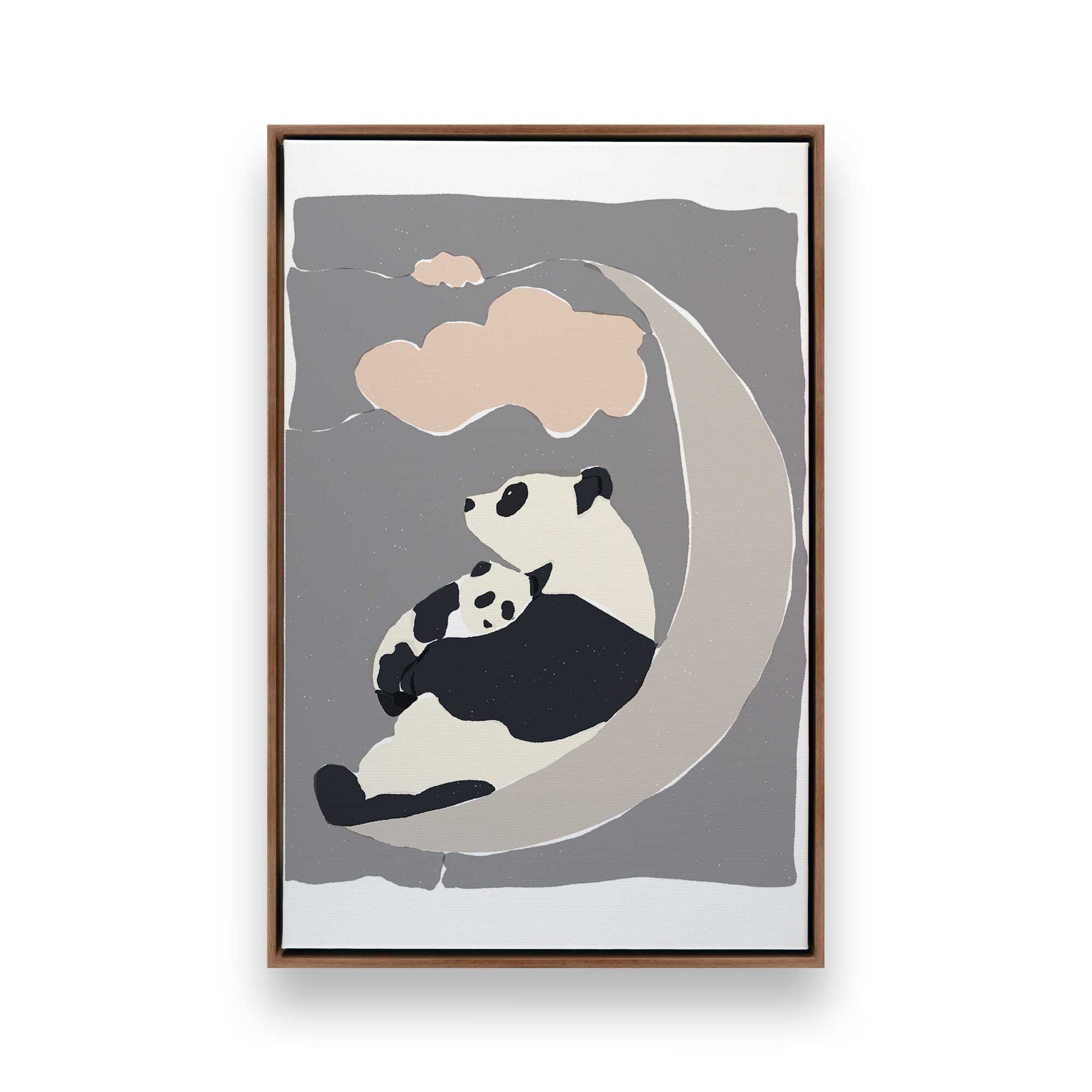 [Color:Walnut], Picture of art in a Walnut frame