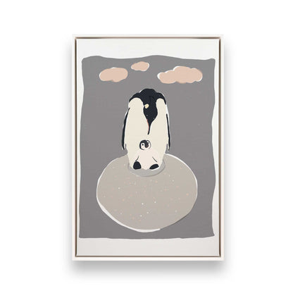 [Color:Opaque White], Picture of art in a White frame