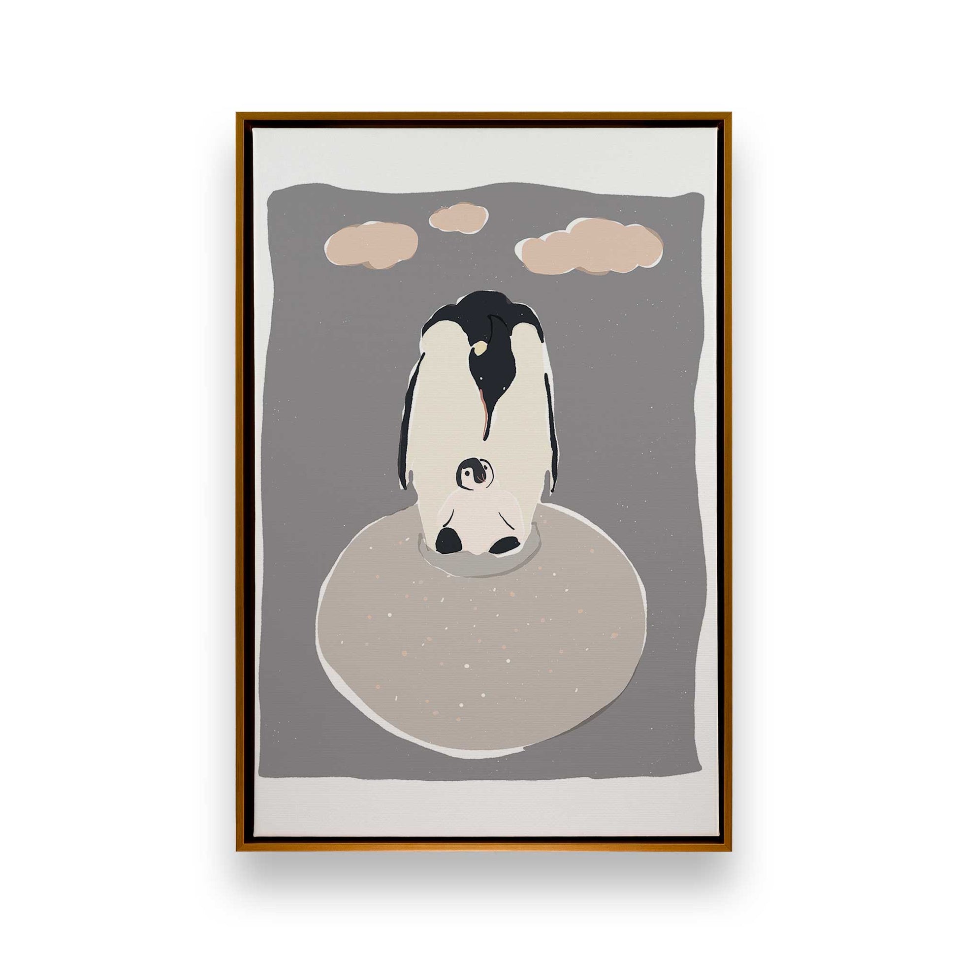 [Color:Polished Gold], Picture of art in a Polished Gold frame