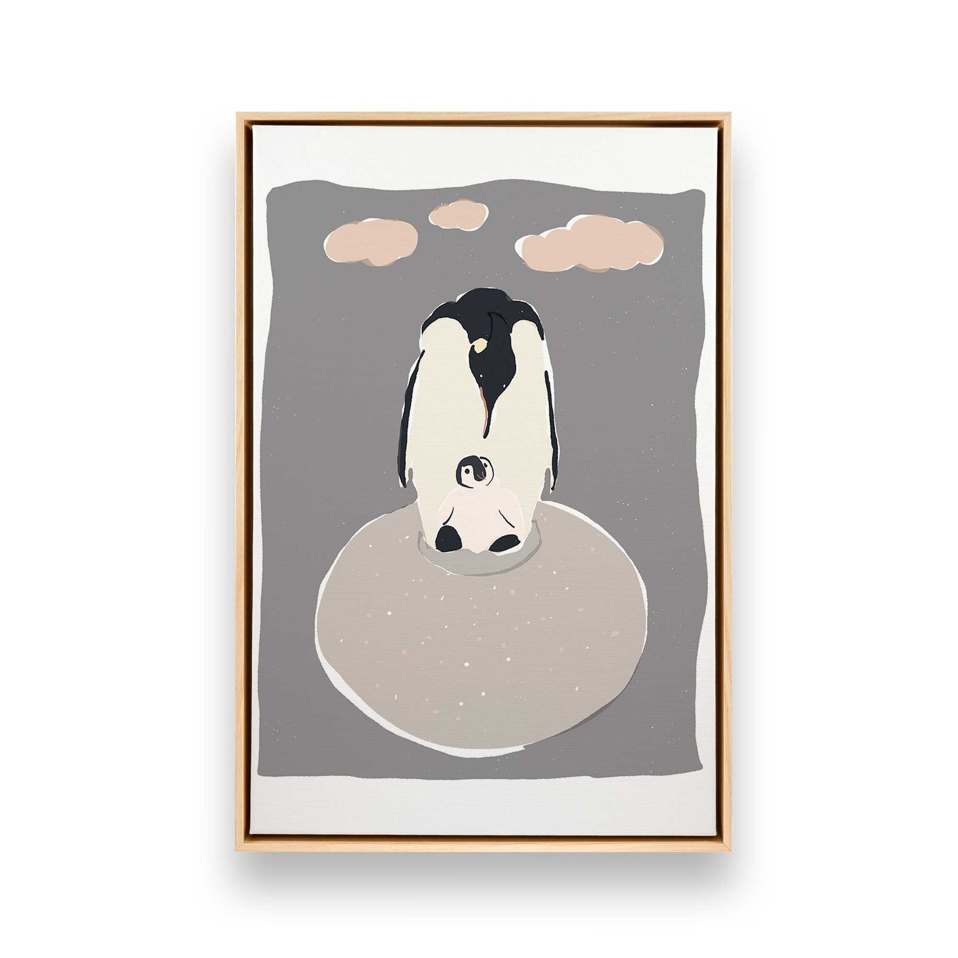 [Color:American Maple], Picture of art in a American Maple frame