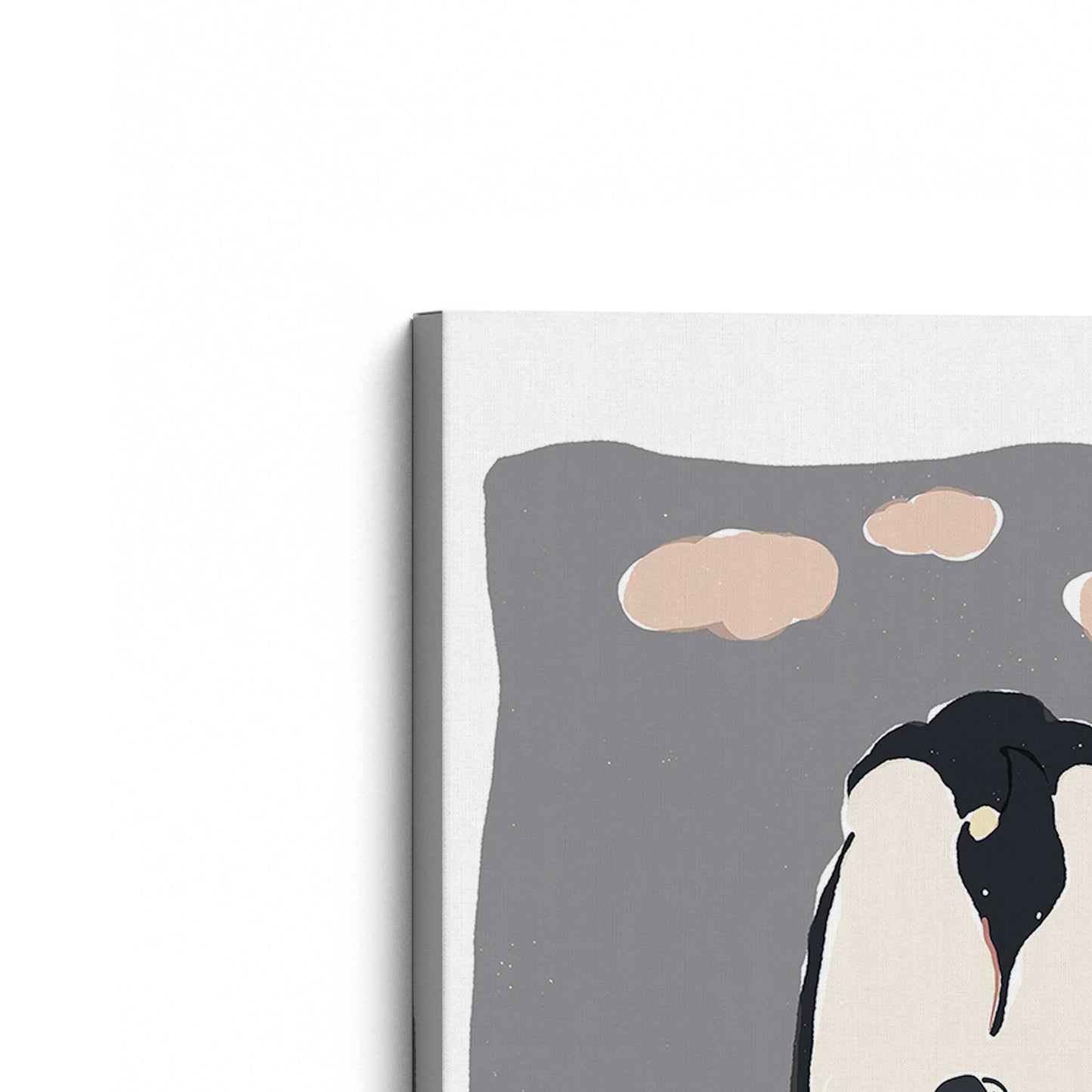 [Color:Stretched Canvas], Picture of the corner of the art