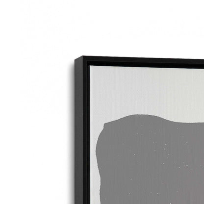 [Color:Satin Black], Picture of art in a Satin Black frame at an angle
