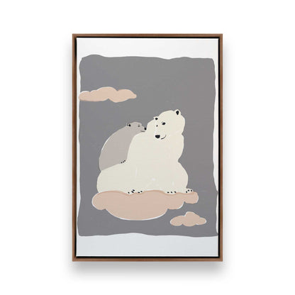 [Color:Walnut], Picture of art in a Walnut frame