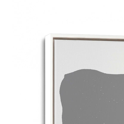 [Color:Opaque White], Picture of art in a White frame at an angle