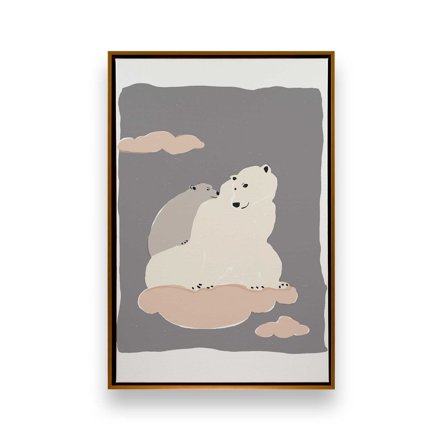 [Color:Polished Gold], Picture of art in a Polished Gold frame