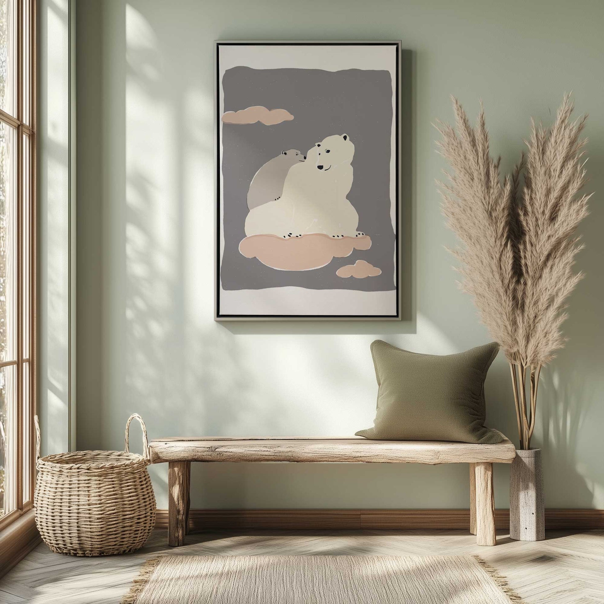 Picture of art in a room