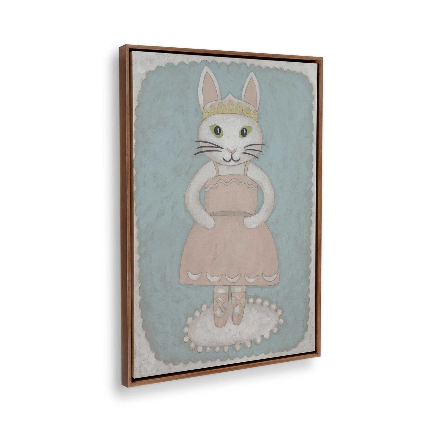 [Color:Walnut], Picture of the corner of the art