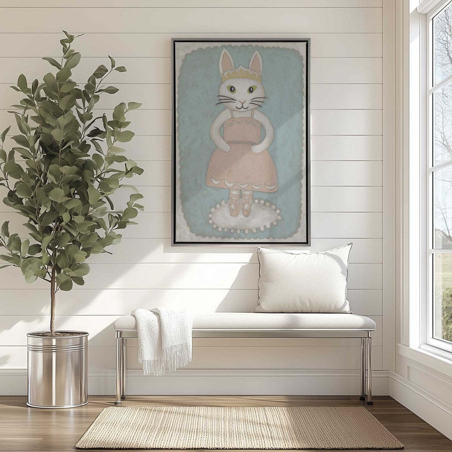 Picture of art in a room