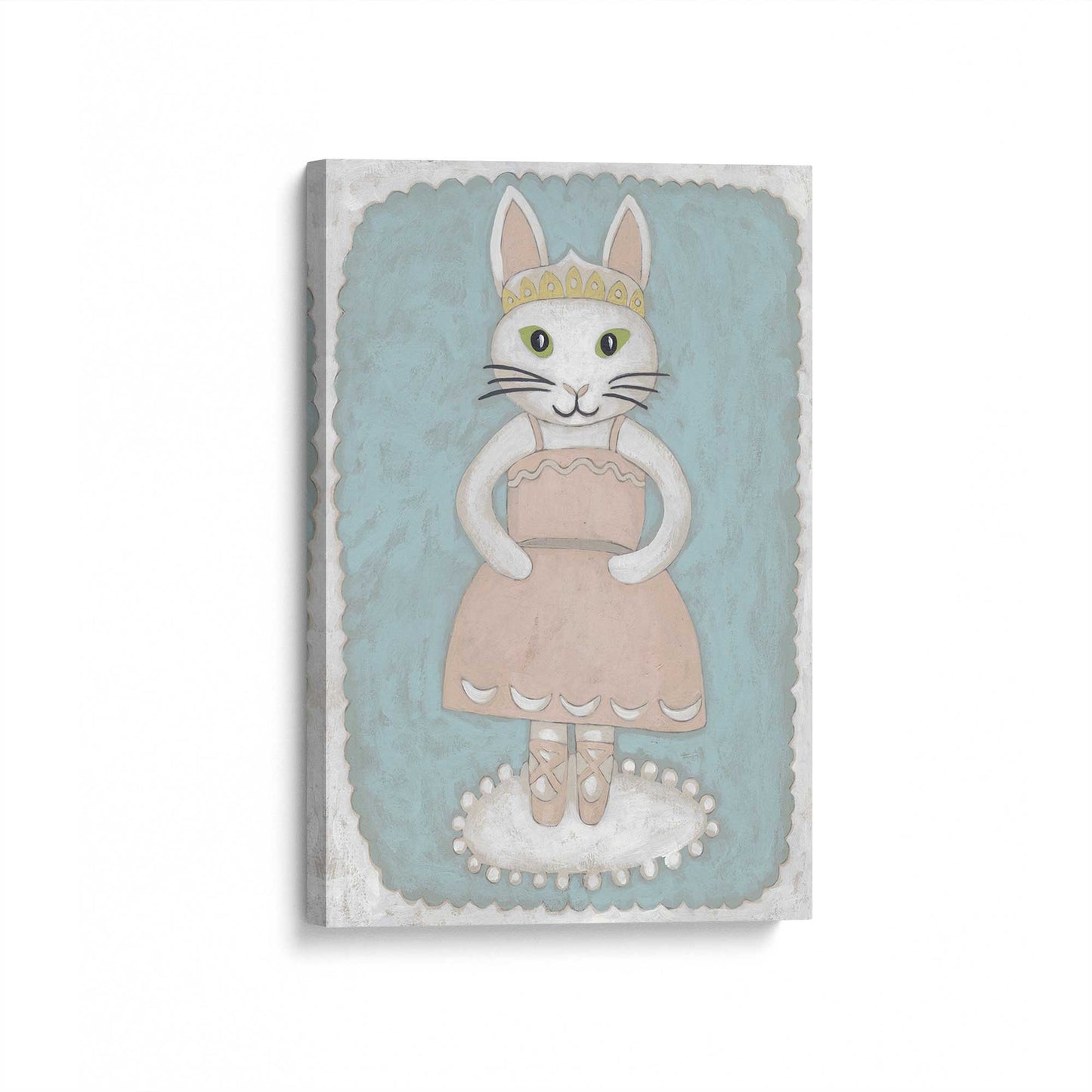 [Color:Stretched Canvas], Picture of art at an angle