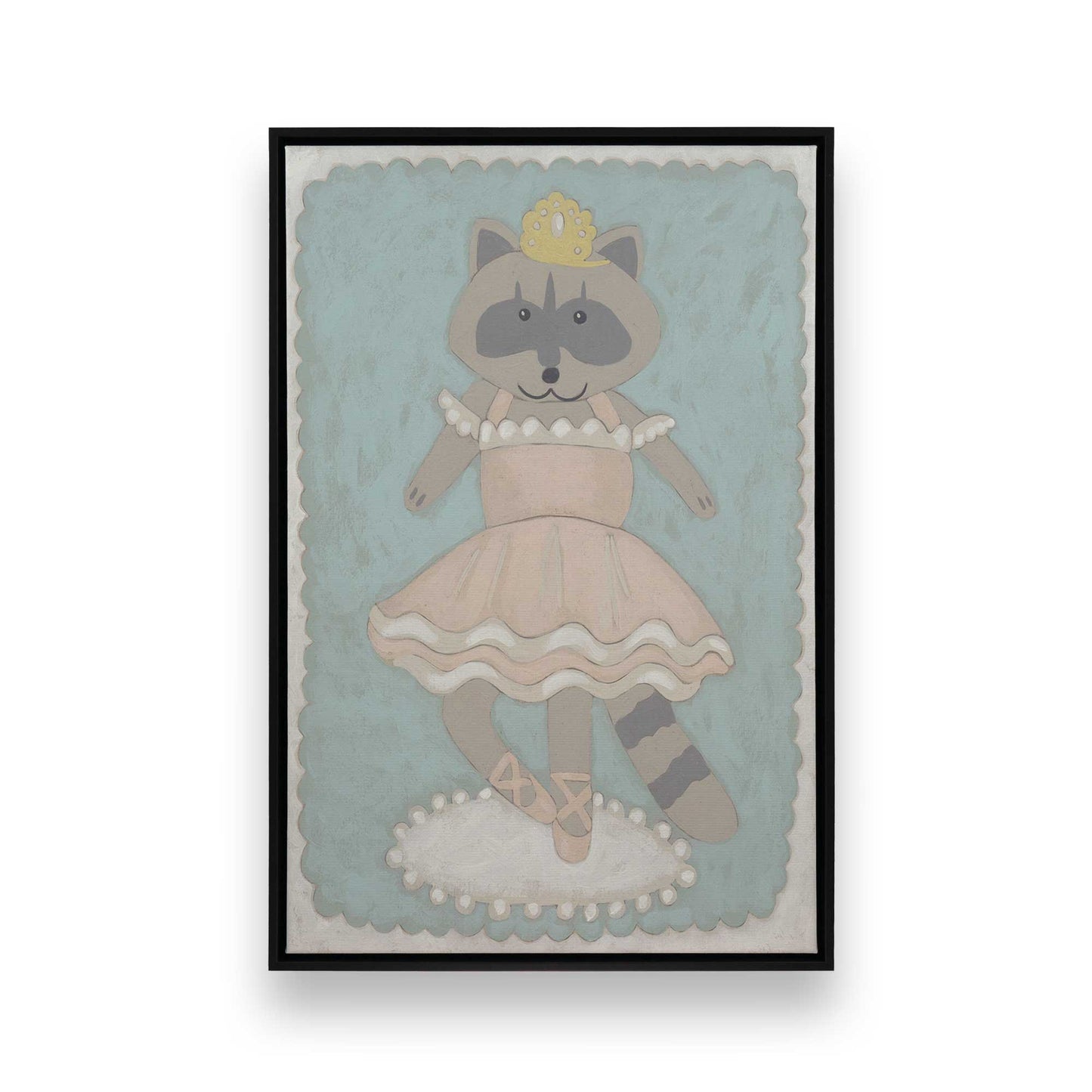 [Color:Satin Black], Picture of art in a Satin Black frame