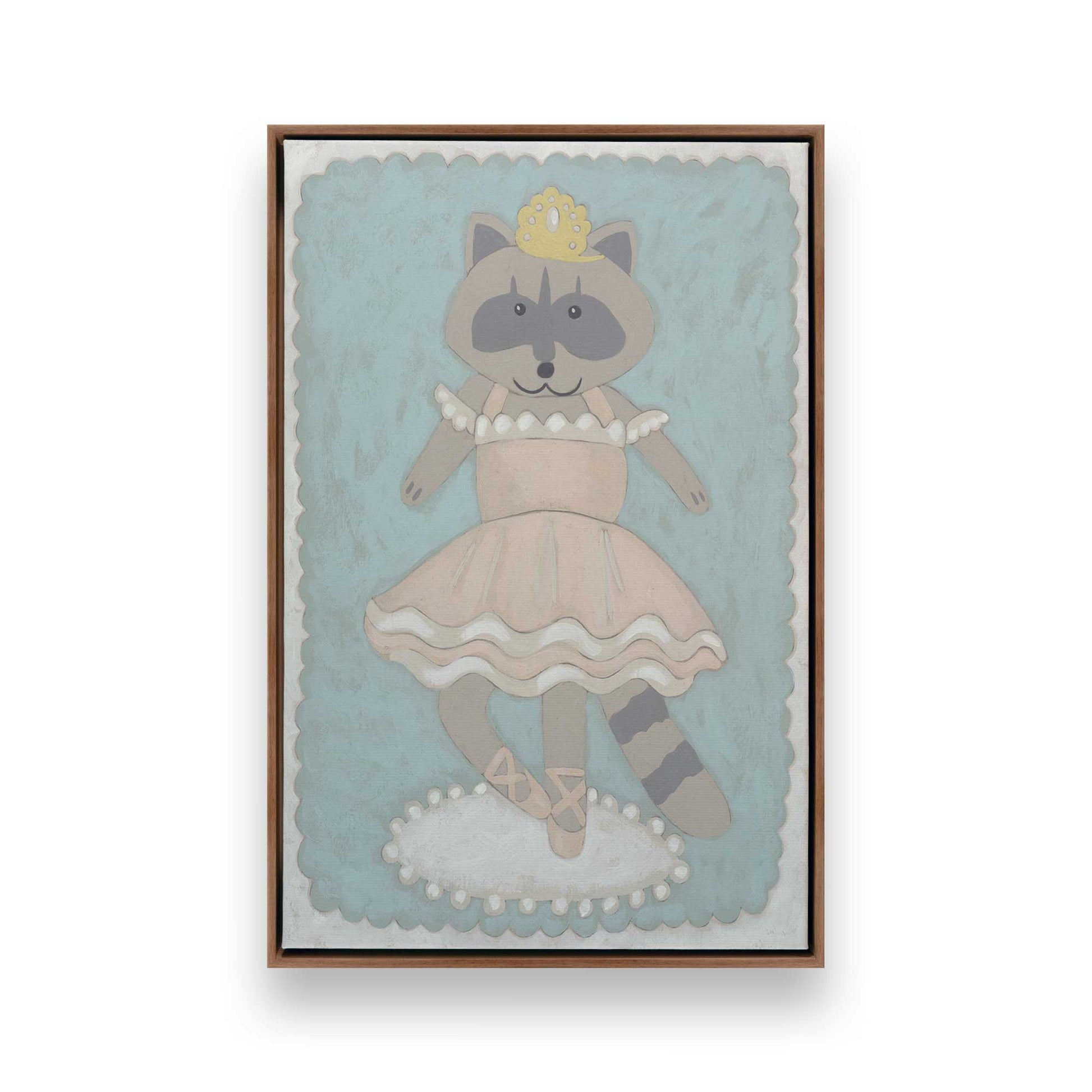 [Color:Walnut], Picture of art in a Walnut frame