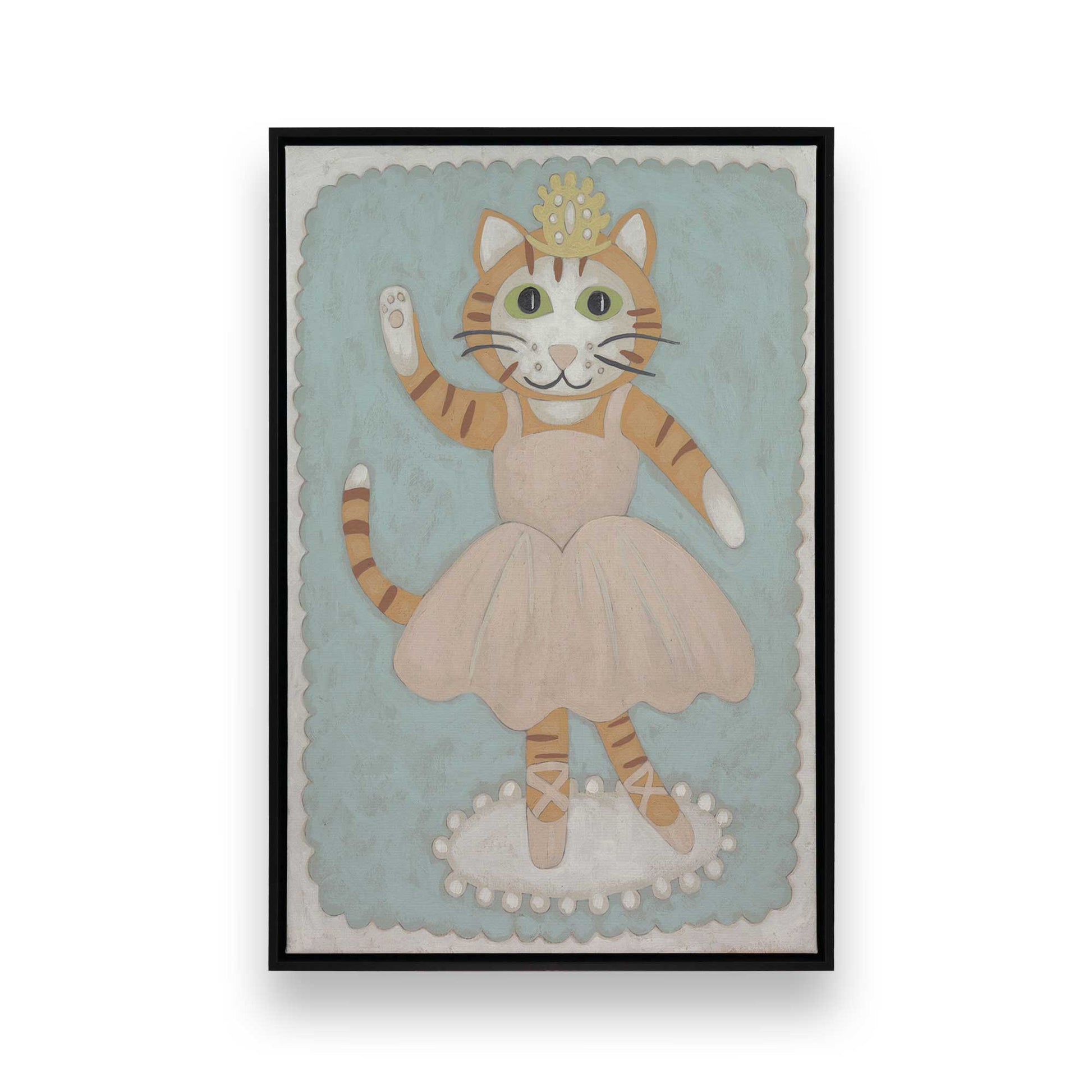 [Color:Satin Black], Picture of art in a Satin Black frame