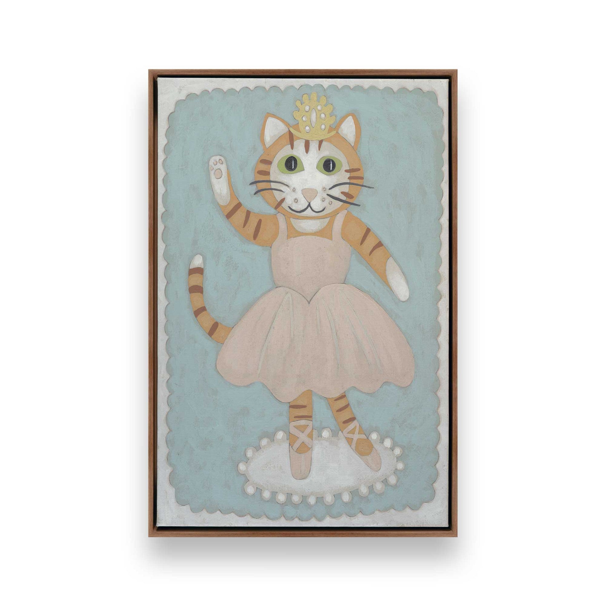 [Color:Walnut], Picture of art in a Walnut frame