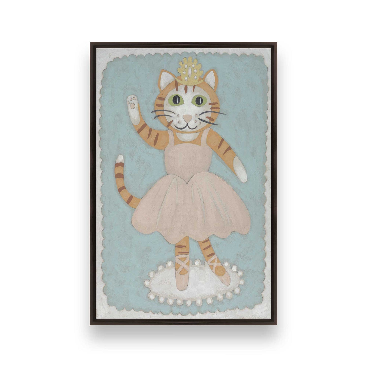 [Color:Espresso], Picture of art in a Espresso frame