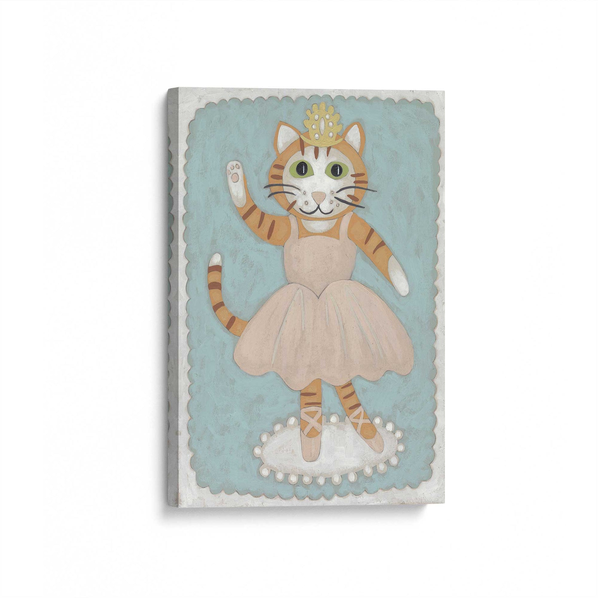 [Color:Stretched Canvas], Picture of art at an angle