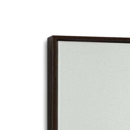 [Color:Espresso], Picture of art in a Espresso frame at an angle