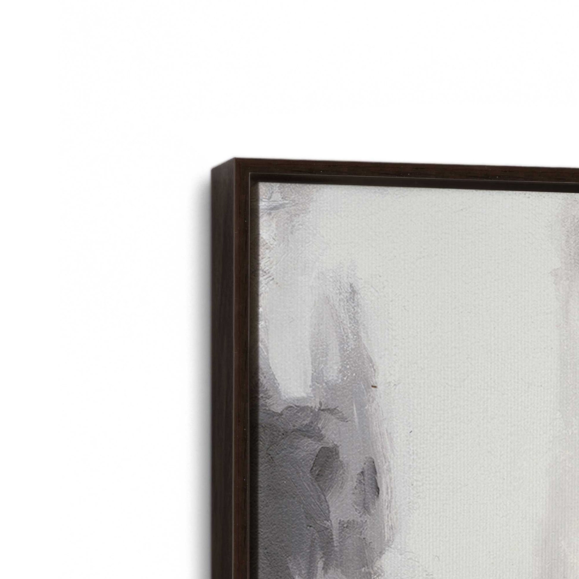 [Color:Espresso], Picture of art in a Espresso frame at an angle