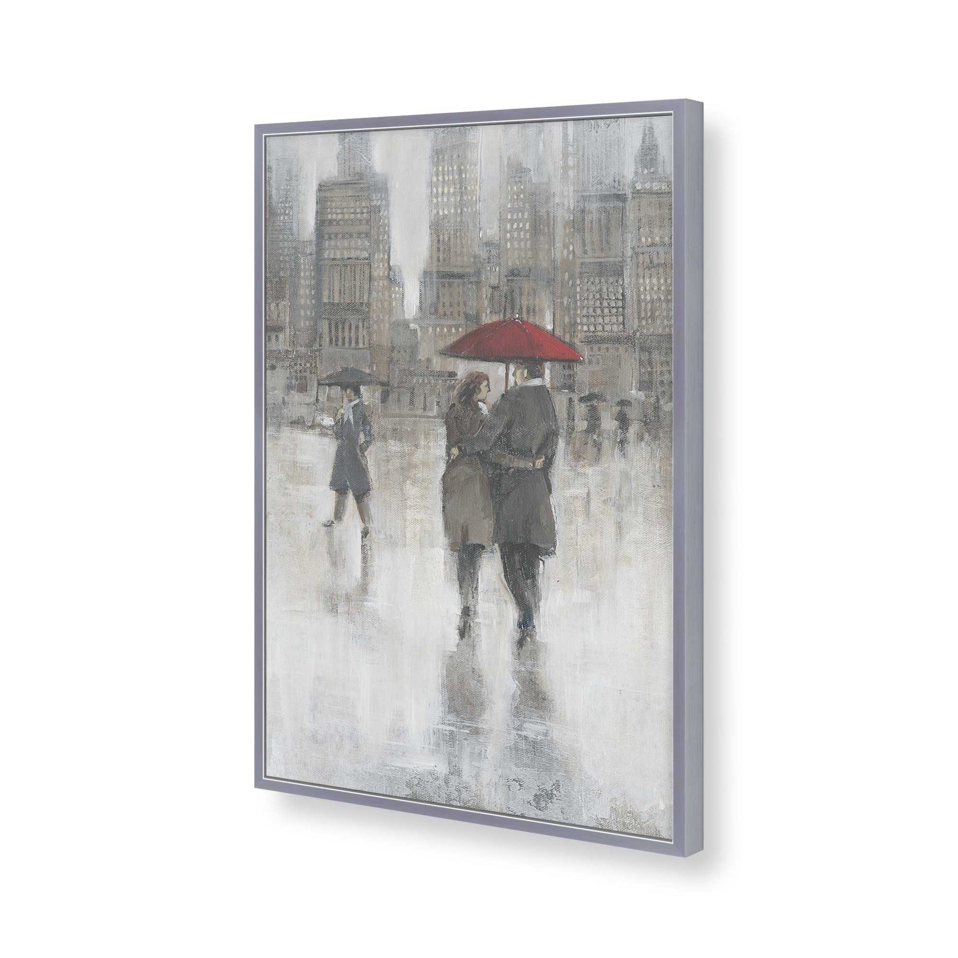 [Color:Polished Chrome], Picture of art in a Polished Chrome frame of the corner