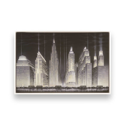 [Color:Opaque White], Picture of art in a White frame