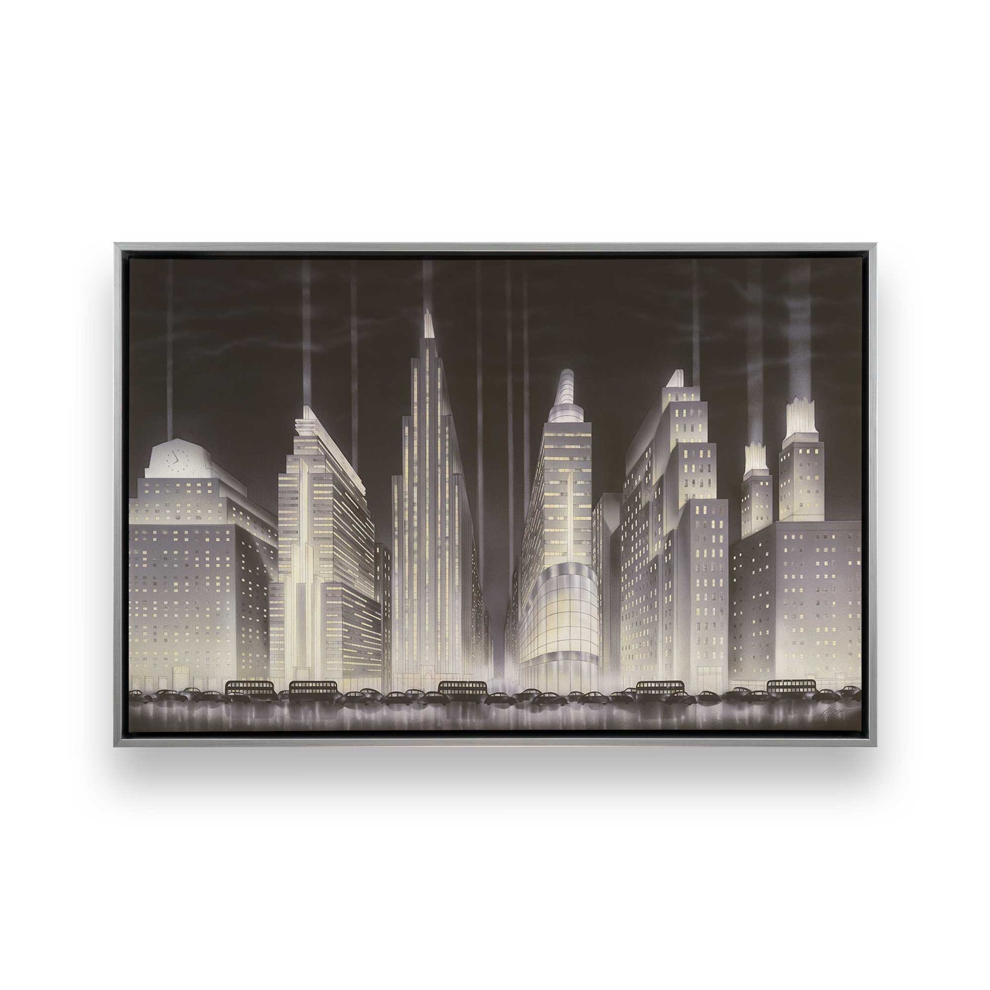 [Color:Polished Chrome], Picture of art in a Polished Chrome frame