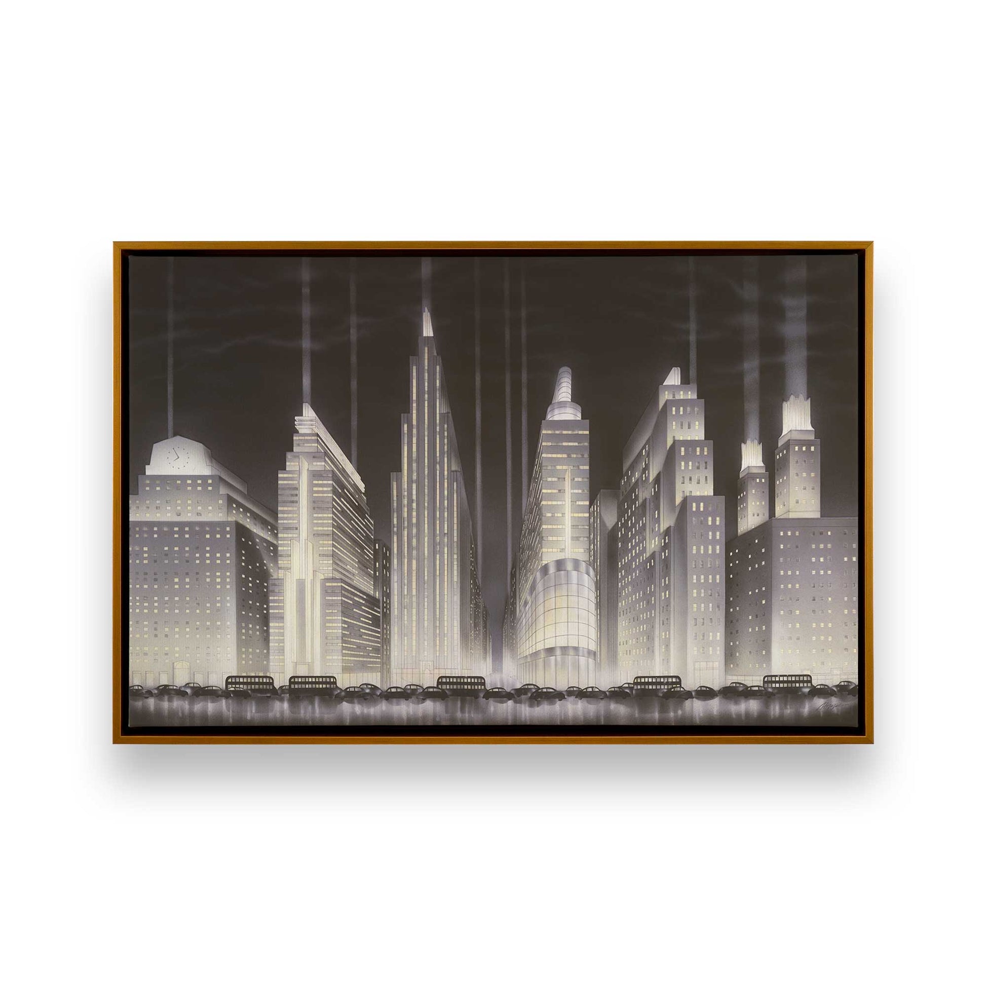 [Color:Polished Gold], Picture of art in a Polished Gold frame