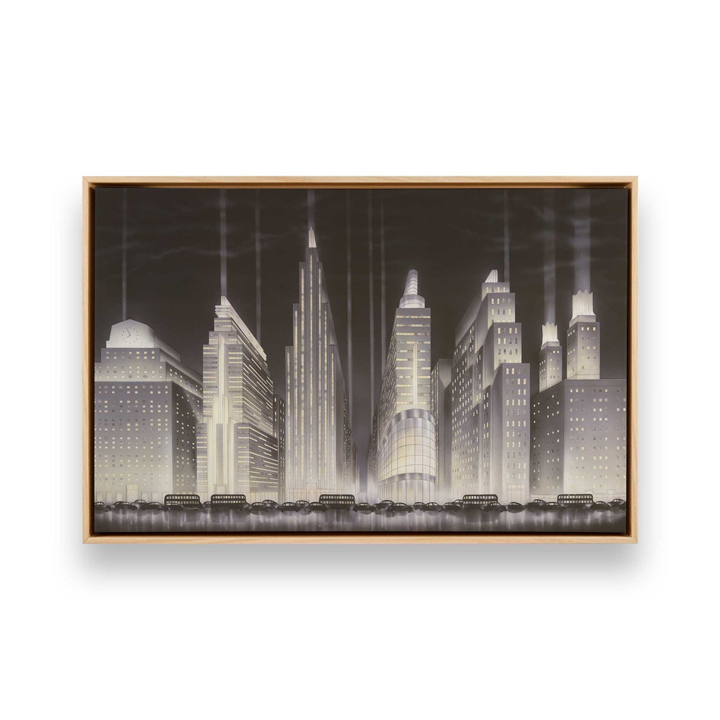 [Color:American Maple], Picture of art in a American Maple frame