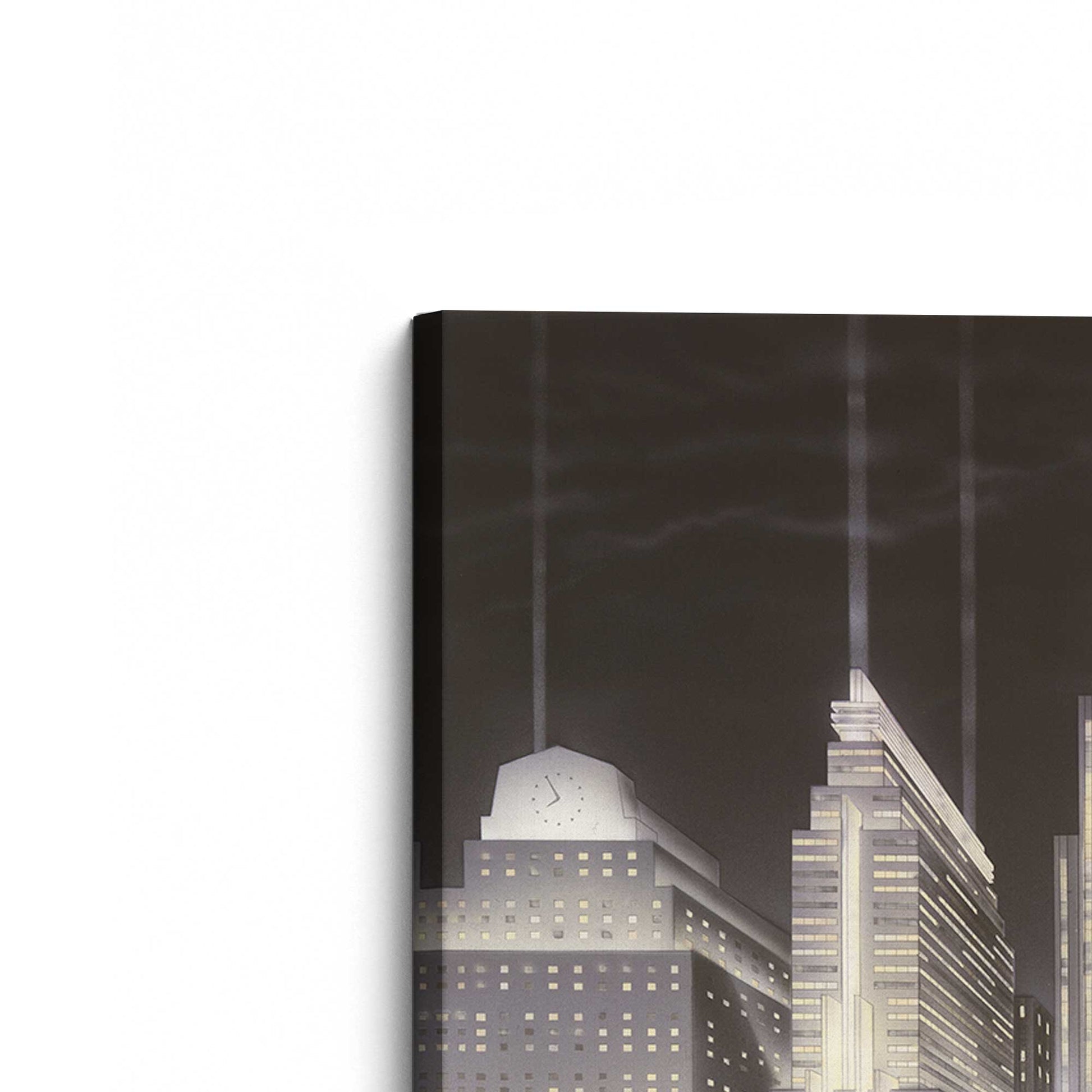[Color:Stretched Canvas], Picture of the corner of the art