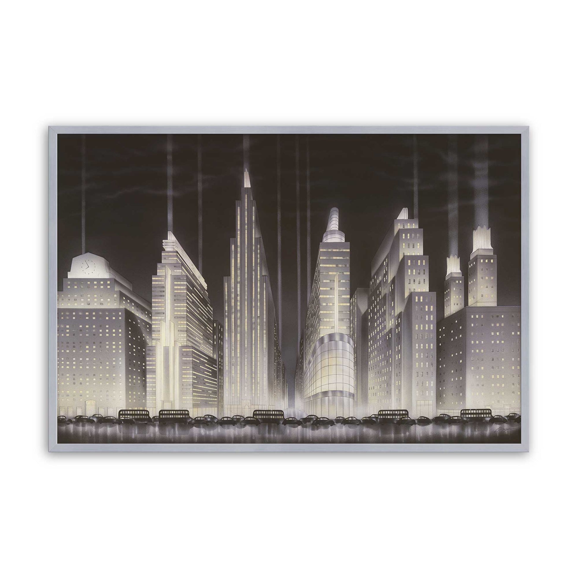[Color:Polished Chrome], Picture of art in a Polished Chrome frame