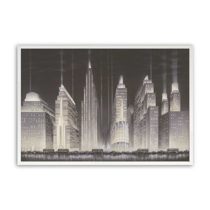 [Color:Opaque White], Picture of art in a Opaque White frame