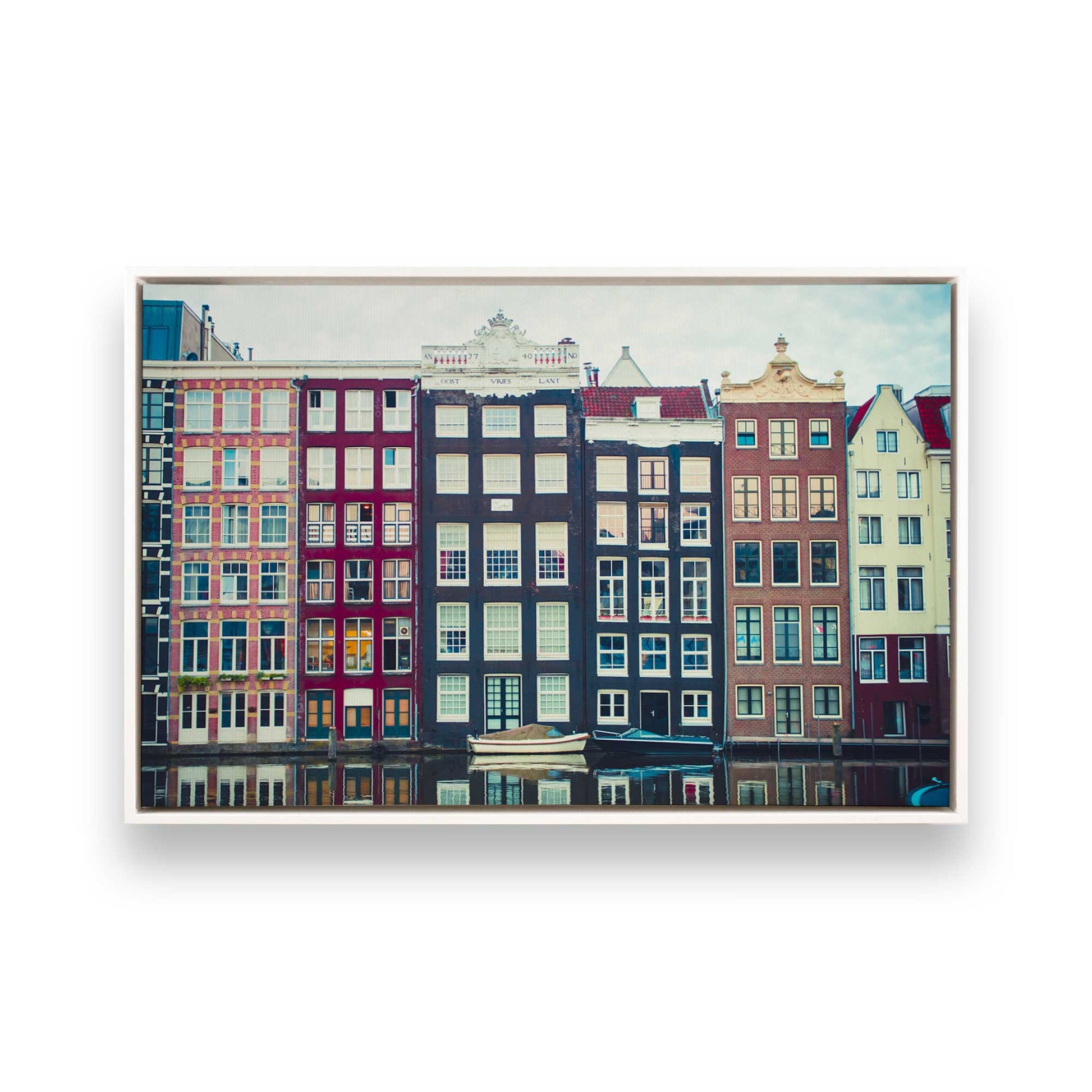 [Color:Opaque White], Picture of art in a White frame