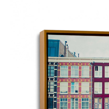 [Color:Polished Gold], Picture of art in a Polished Gold frame at an angle