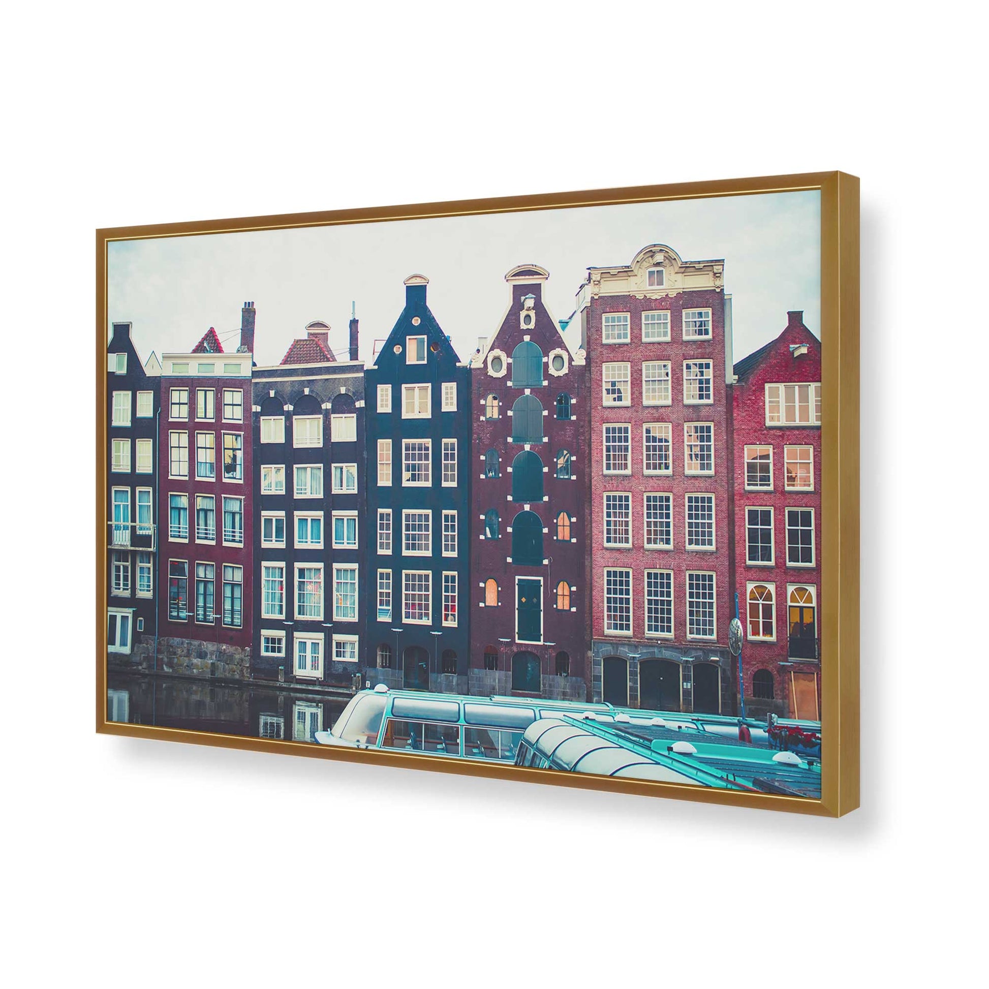 [Color:Polished Gold], Picture of art in a Polished Gold frame of the corner