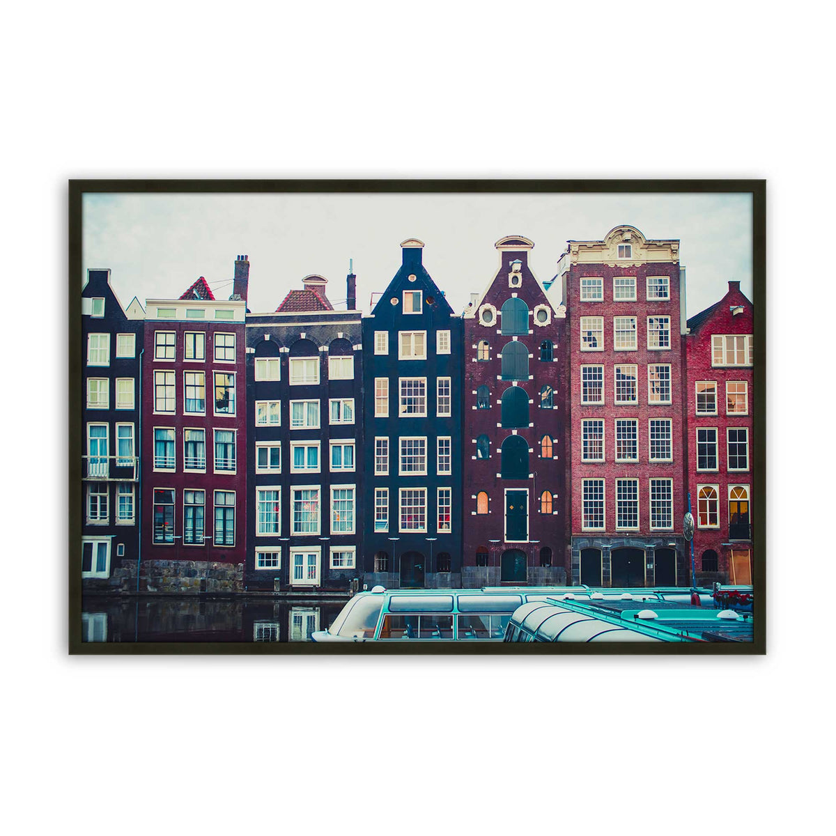 [Color:Satin Black], Picture of art in a Satin Black frame