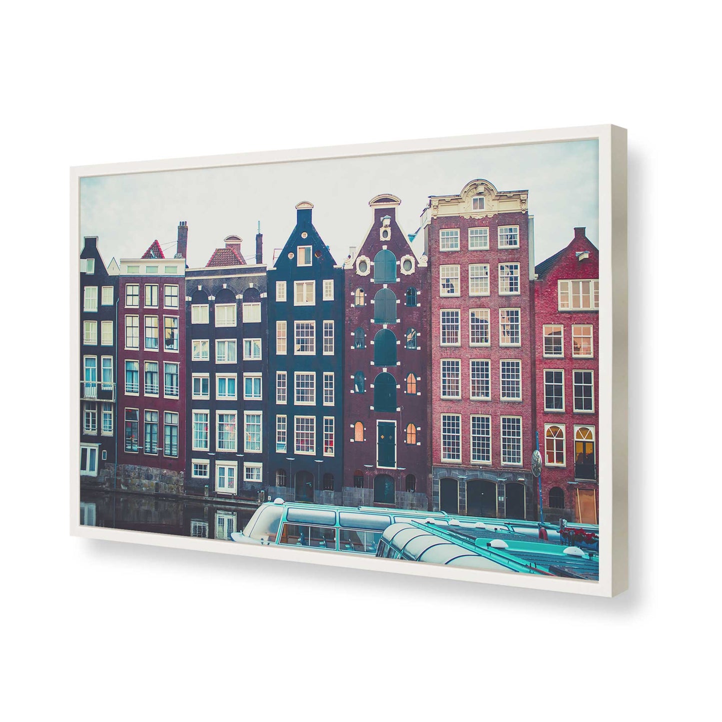 [Color:Opaque White], Picture of art in a Opaque White frame of the corner