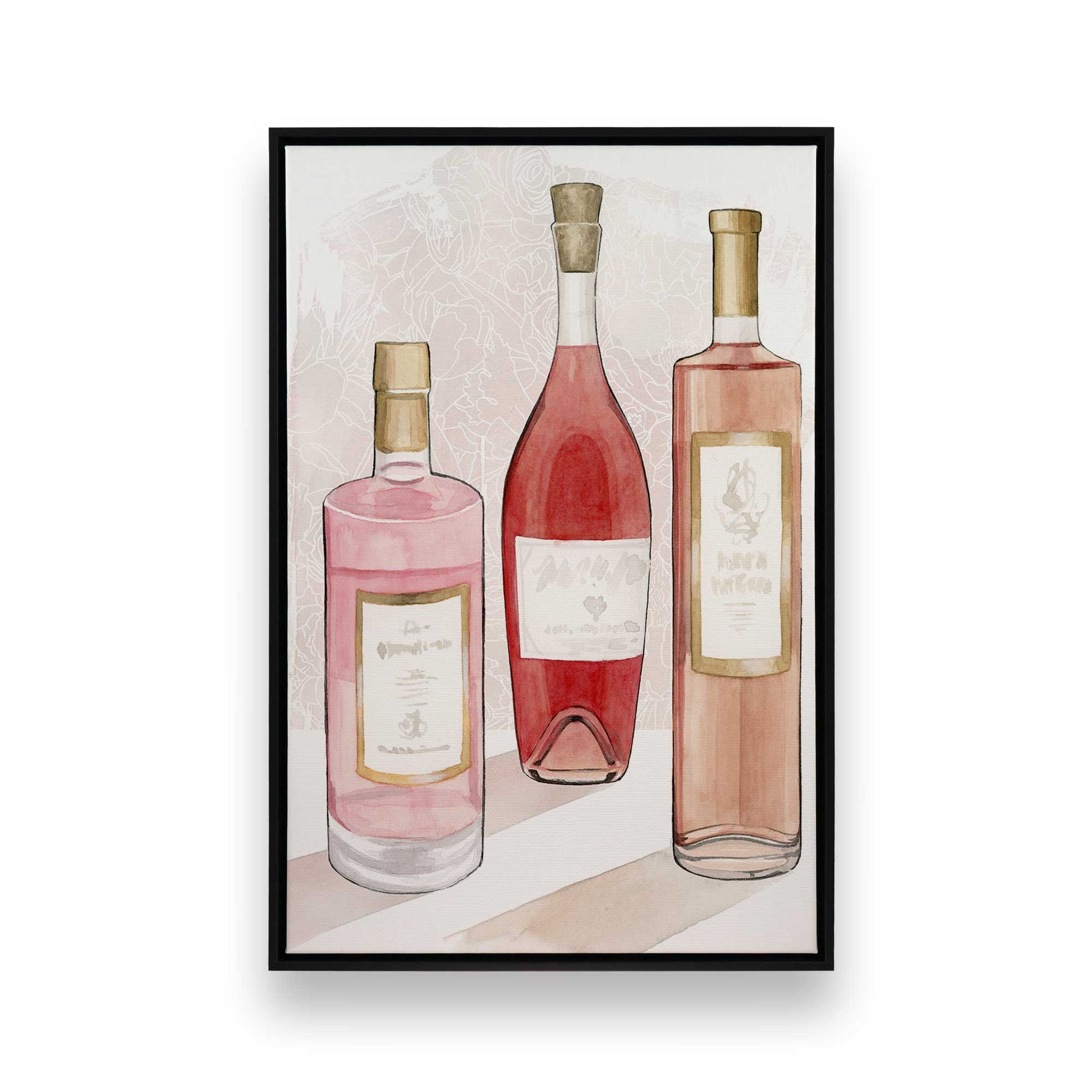 [Color:Satin Black], Picture of art in a Satin Black frame