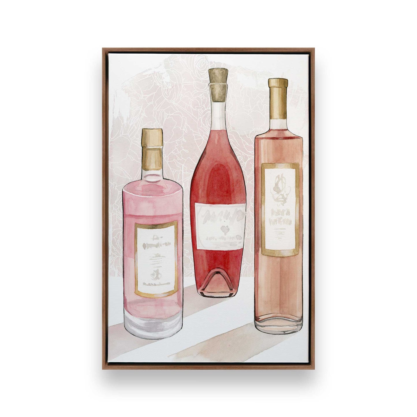 [Color:Walnut], Picture of art in a Walnut frame