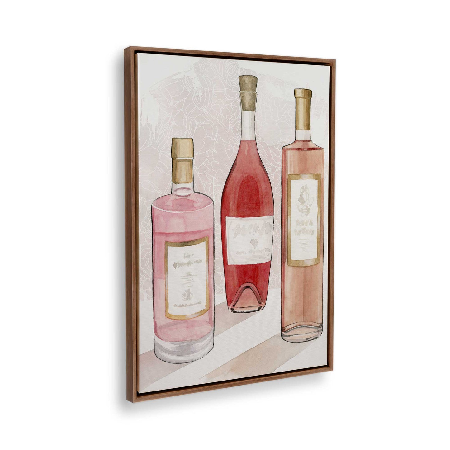 [Color:Walnut], Picture of the corner of the art