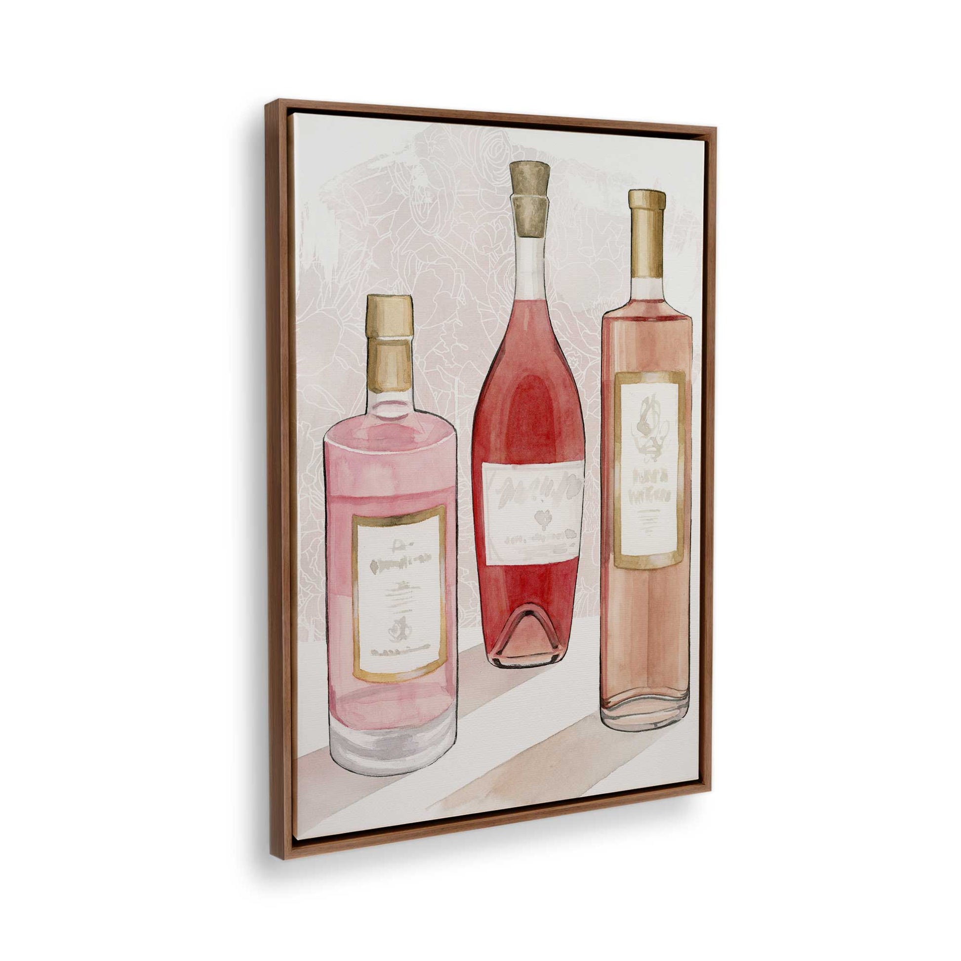 [Color:Walnut], Picture of the corner of the art