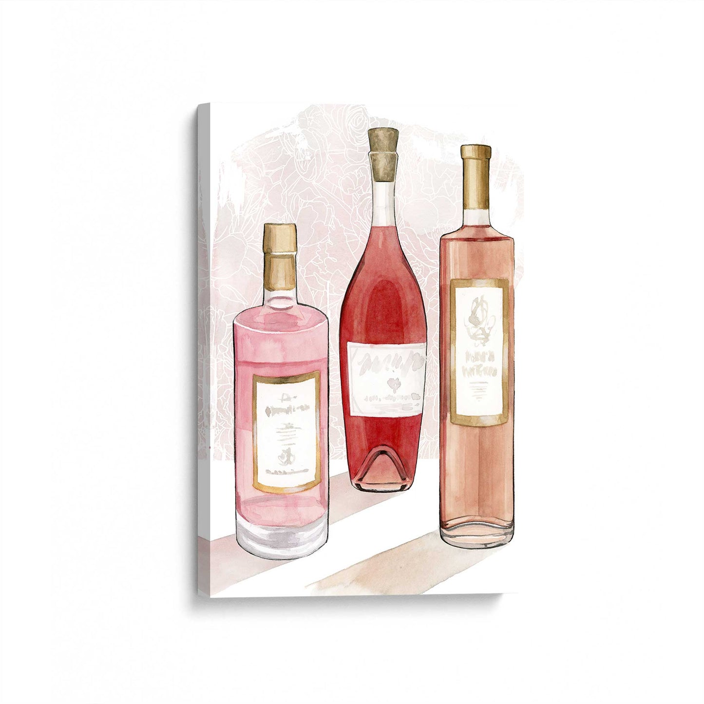 [Color:Stretched Canvas], Picture of art at an angle