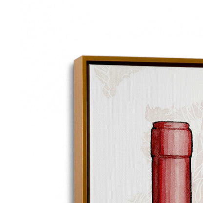 [Color:Polished Gold], Picture of art in a Polished Gold frame at an angle