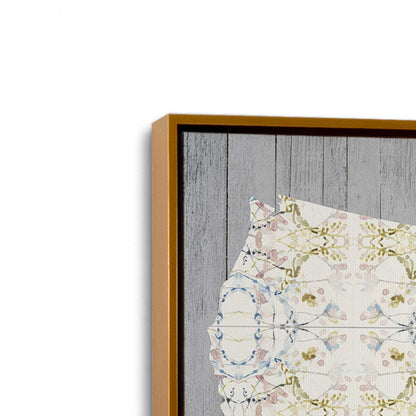 [Color:Polished Gold], Picture of art in a Polished Gold frame at an angle