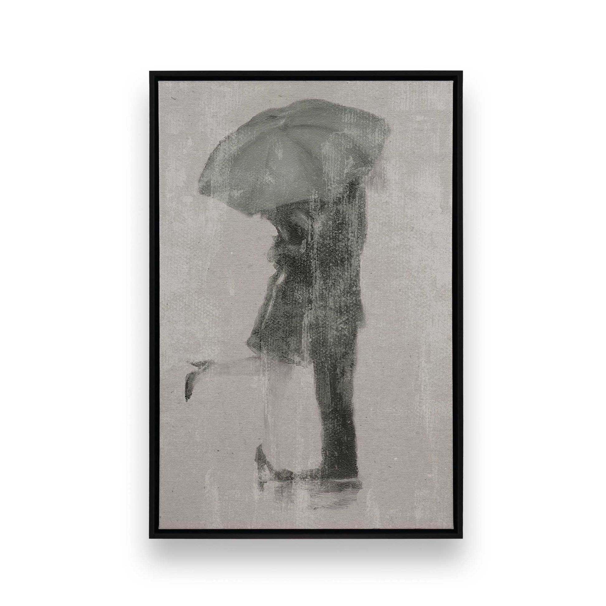 [Color:Satin Black], Picture of art in a Satin Black frame