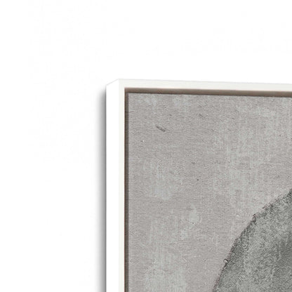 [Color:Opaque White], Picture of art in a White frame at an angle