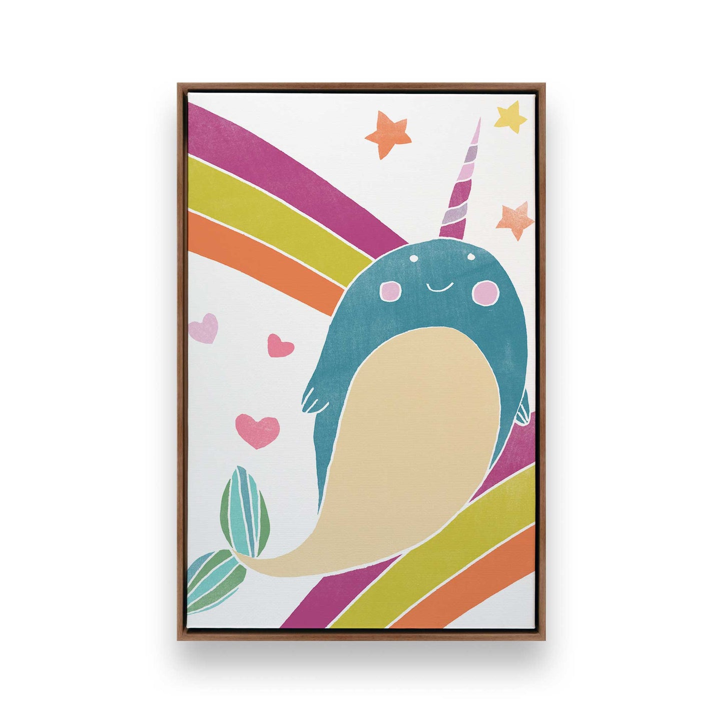 [Color:Walnut], Picture of art in a Walnut frame