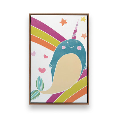 [Color:Walnut], Picture of art in a Walnut frame