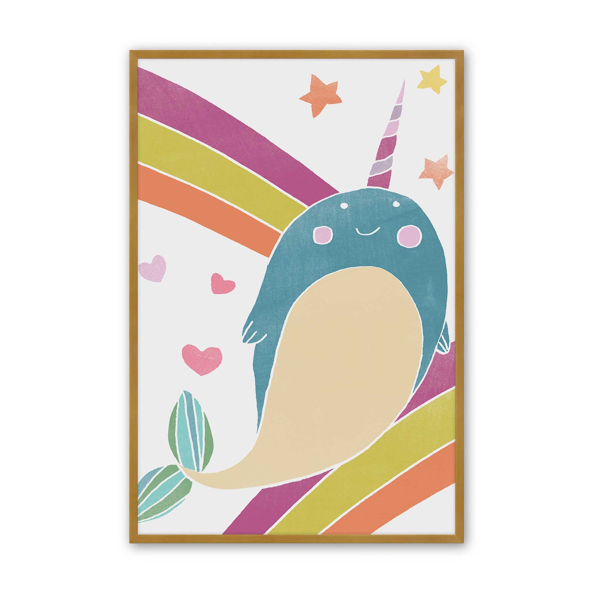 [Color:Polished Gold], Picture of art in a Polished Gold frame