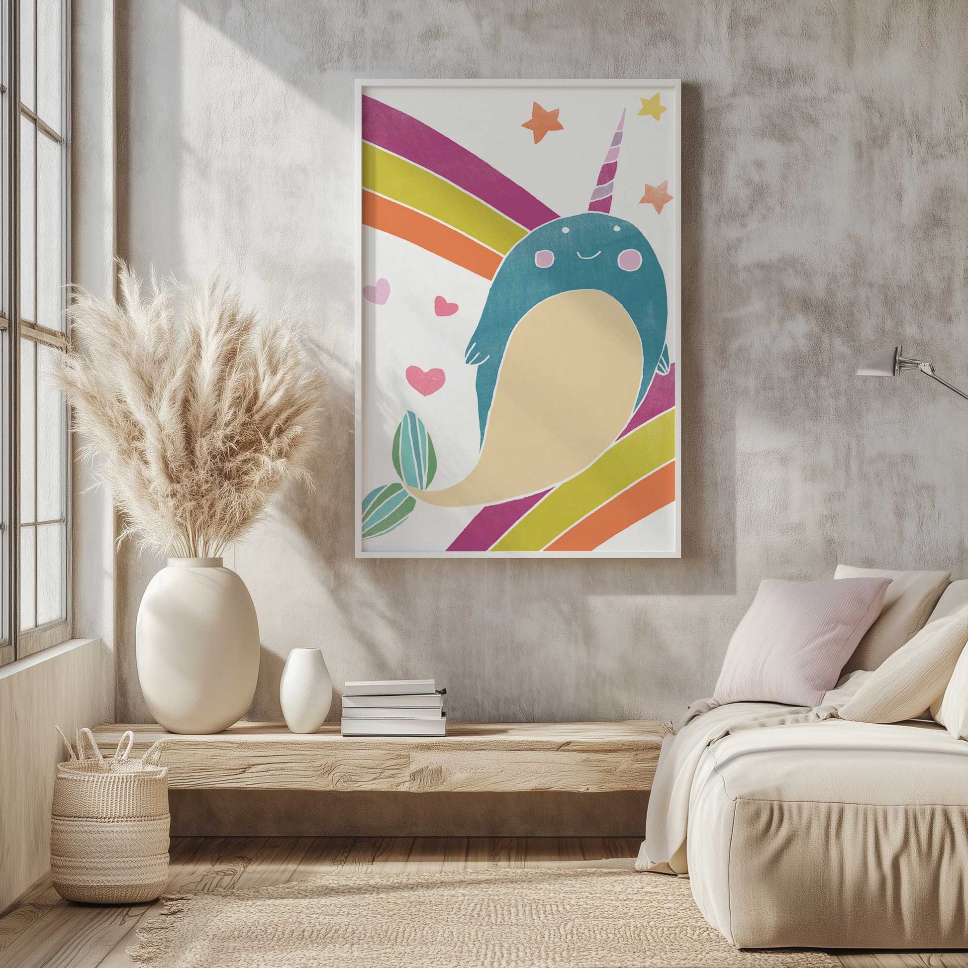 Picture of art in a room