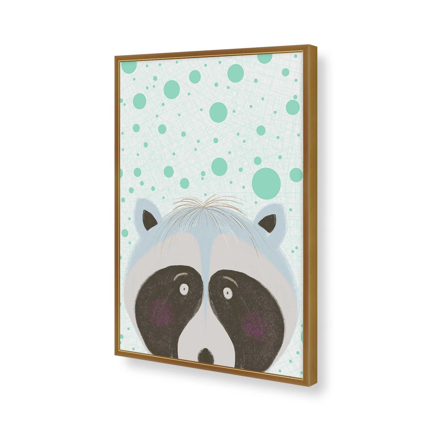 [Color:Polished Gold], Picture of art in a Polished Gold frame of the corner