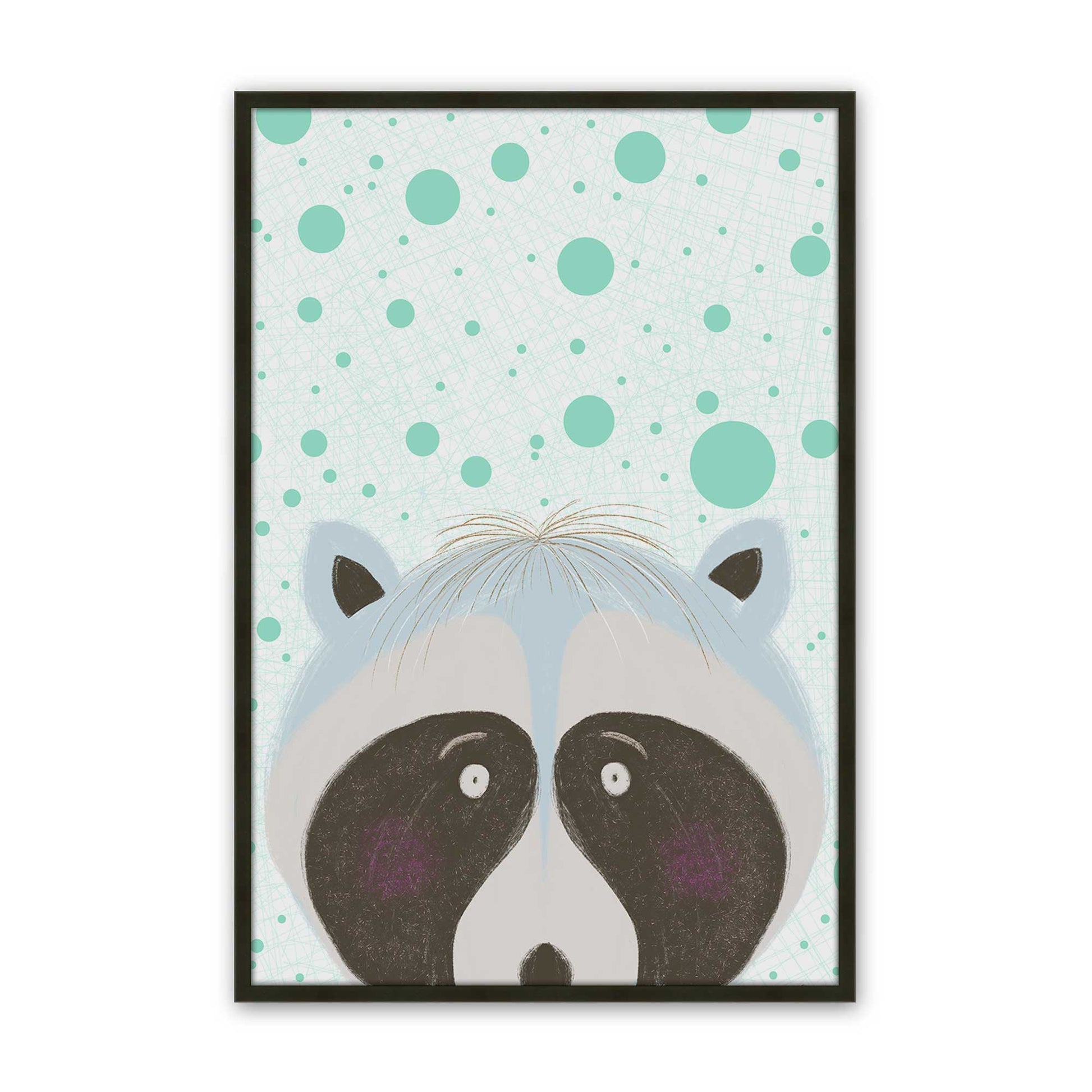 [Color:Satin Black], Picture of art in a Satin Black frame