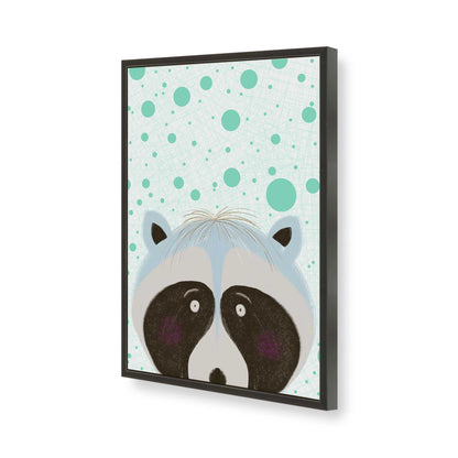 [Color:Satin Black], Picture of art in a Satin Black frame of the corner